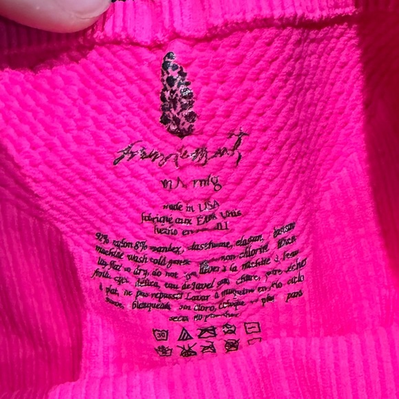 2pc Free People Movement Prajna Malibu Pink Blue Shorts Sz M L Yoga Running Gym - Picture 4 of 8